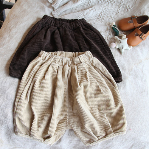 儿童南瓜裤韩版灯芯绒灯笼裤