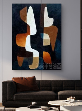 高级黑色沙发装饰画玄关走廊艺术挂画办公室挂画现代简约风格挂画