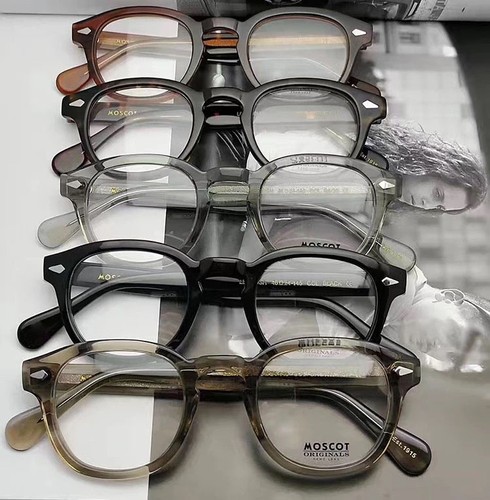 MOSCOTLEMTOSH复古眼镜框男板材