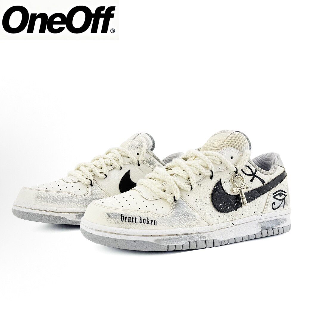 【定制球鞋】Nike BigLow法老之眼美式复古腐蚀做旧低帮 板鞋男款