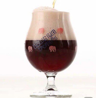 粉象啤酒杯 比利时精酿郁金香高脚杯 北欧矮脚啤酒杯 定制LOGO