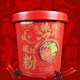 正品西部马华牛棒骨汤酸辣粉速食粉条宿舍童装冲泡宵夜6桶