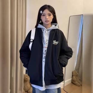 早秋外套女款2024新款爆款春秋韩系穿搭百搭休闲刺绣棒球服夹克潮