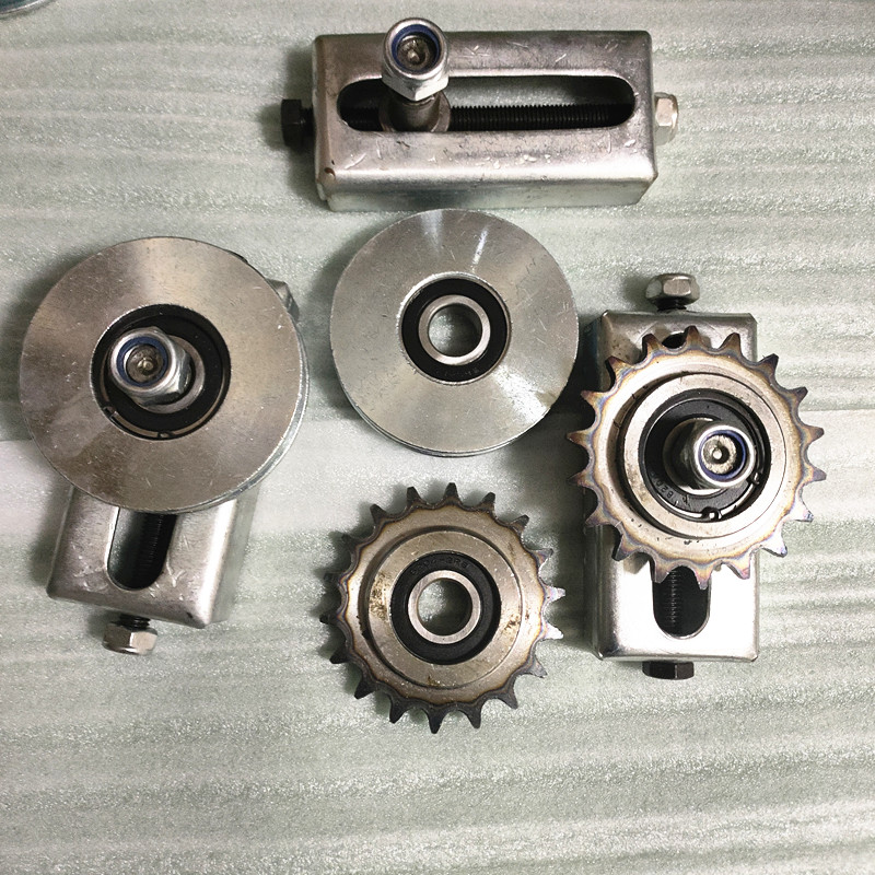 环保车篷布钢丝绳链条涨紧轮