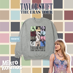 2024TTPD霉霉泰勒斯威夫特TaylorSwift冬季巡演周边加绒圆领卫衣