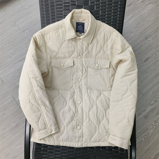 式 推荐 轻薄型棉衣棉服宽松多袋休闲翻领衬衫 保暖男女款 外套 冬季