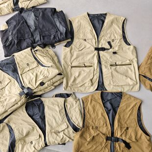 背心 户外机能路亚多功能口袋战术工装 瑕疵处理 钓鱼马甲男夏季