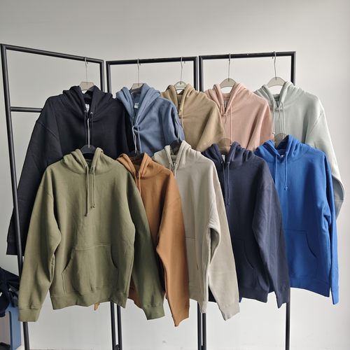 美单品质牛货！380克纯色秋冬连帽运动卫衣男士加绒宽松休闲套头