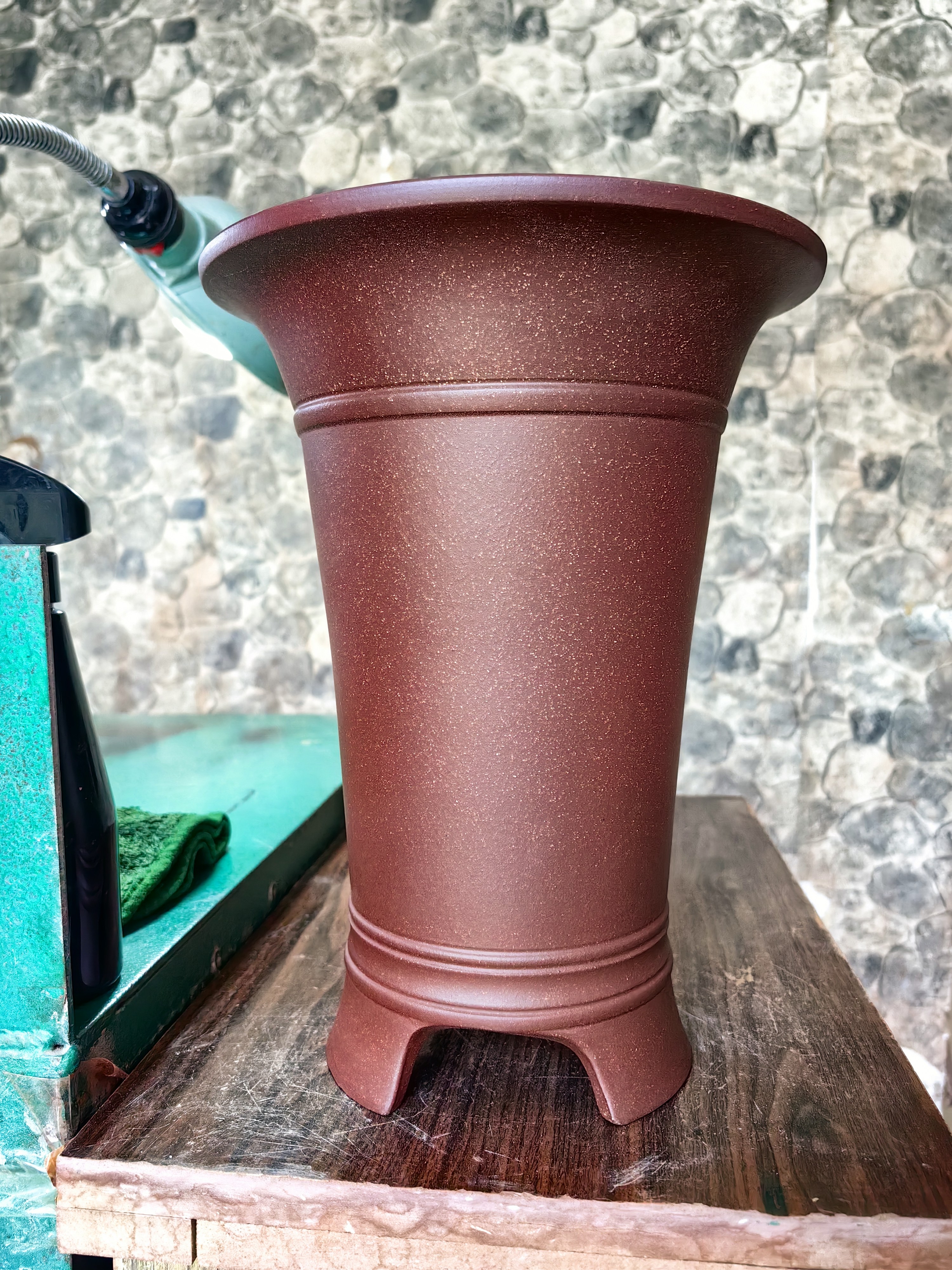 满意紫砂全手工制作精品大号兰花盆紫泥光器28×21卖光了可定做,家居饰品,花盆,淘宝优惠券,粉丝福利购,淘宝优惠卷