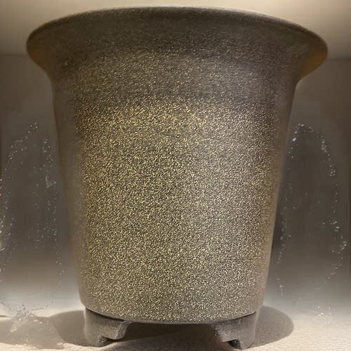 宜兴创意杂件全手工原矿青段紫砂花盆卖掉了可定制