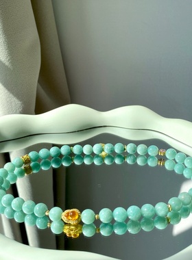 莫桑比克天河石自信文艺原创设计