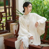 新中式女装旗袍女春装2023年新款汉元素改良连衣裙气质名媛两件套