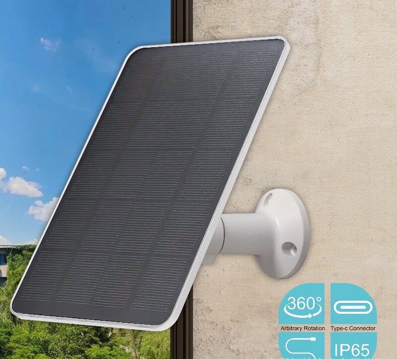 10W防水太阳能板充电器适用于室外车载摄像机野外监控设备充电宝