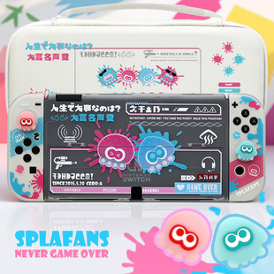 原创章酱鱿酱switch oled保护壳Switch2保护套适用任天堂ns分体壳