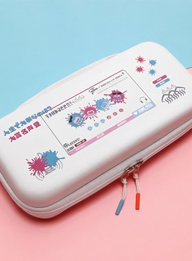 适用于任天堂switch2代收纳包原创章酱鱿酱NS2游戏机硬包保护包