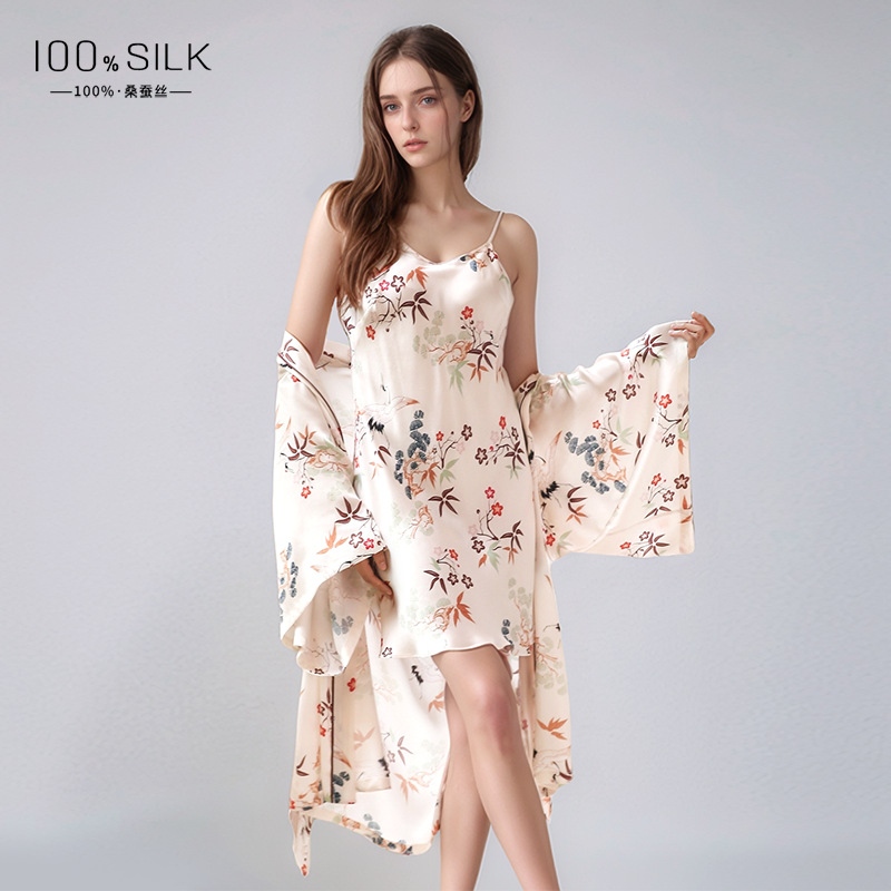 杭州太帛夏季新款16姆米真絲吊袍