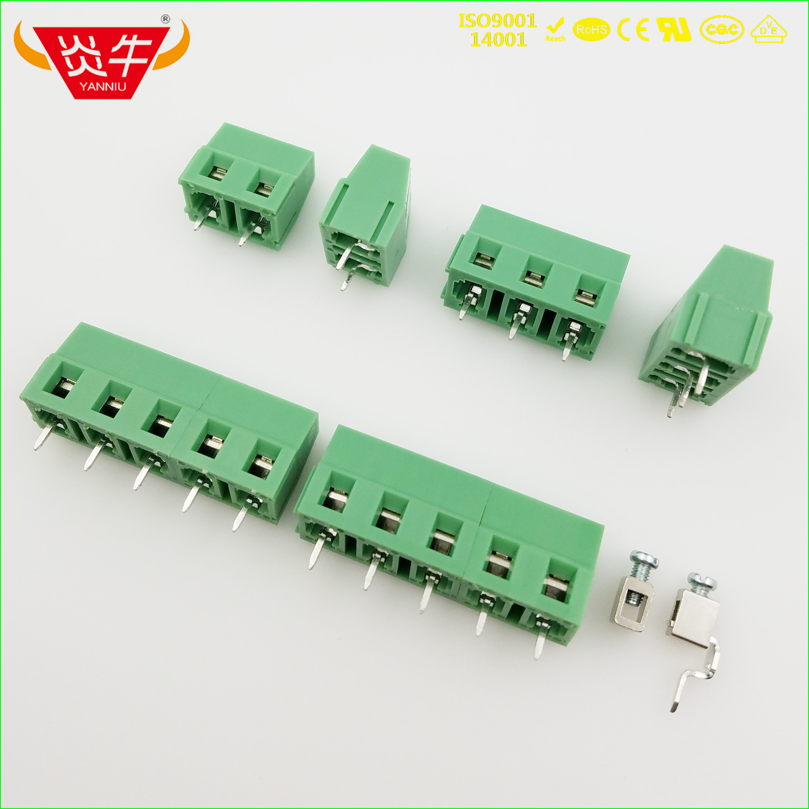 螺钉式PCB接线端子DG500 KF128 7.5mm GMKDS1.5 接插件连接器凤凰