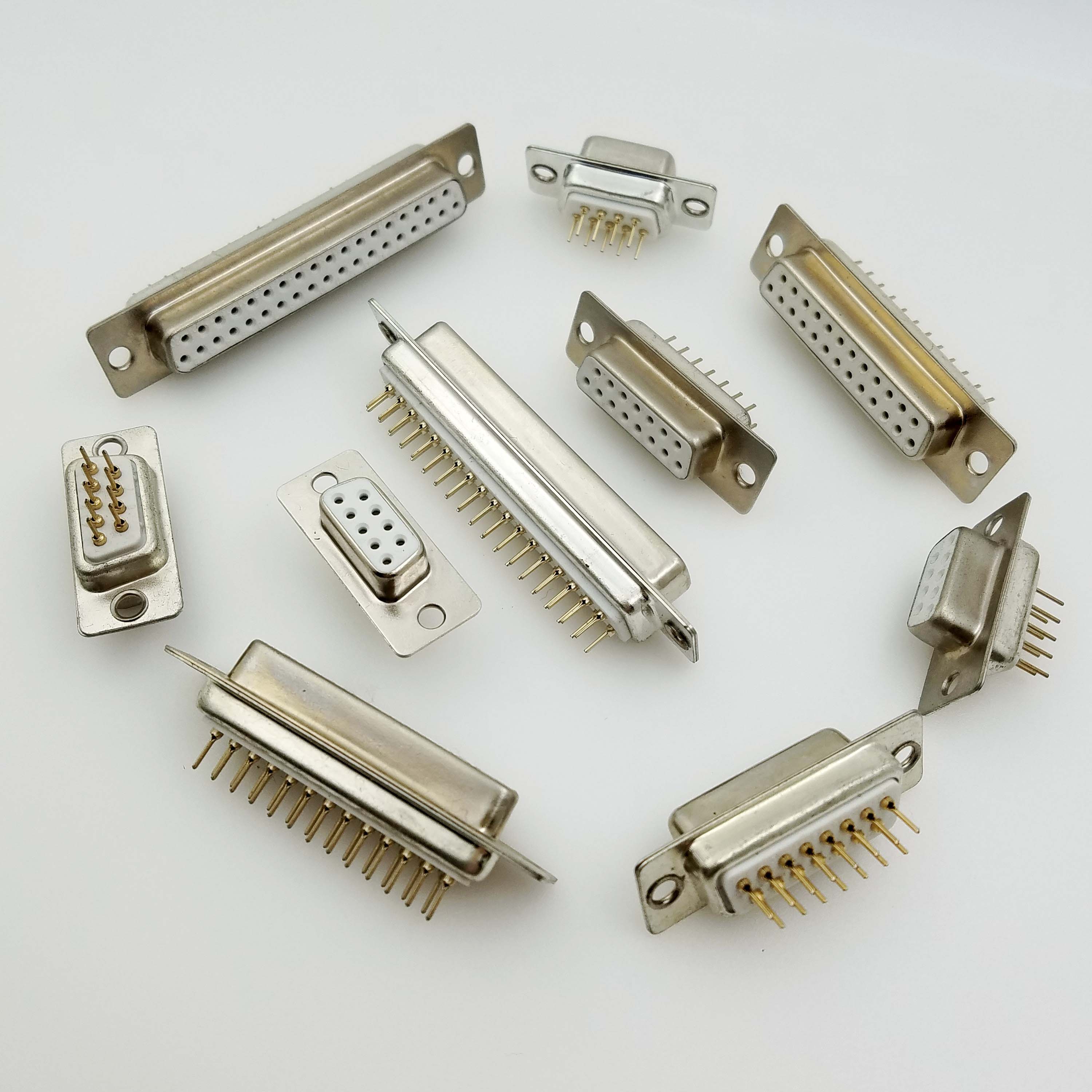 Nextron台湾正凌精工DP9焊板式DB头公母插头/串口/COM口/VGA插座