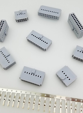 Nextron台湾正凌精工2.54mm传统压线头DC6/牛角配套插头10P-64P