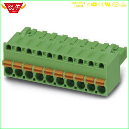 弹簧插拔式PCB接线端 KF2EDGKDF 5.0mm FKCT 2,5 ST 连接器接插件