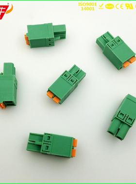 弹簧插拔式PCB接线端子KF2EDGKN 5.08mm FKCN 2,5 ST连接器接插件