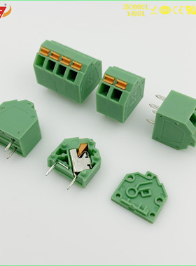 弹簧式PCB接线端子DG246 KF250NH 3.81mm SPTA1接插件连接器凤凰