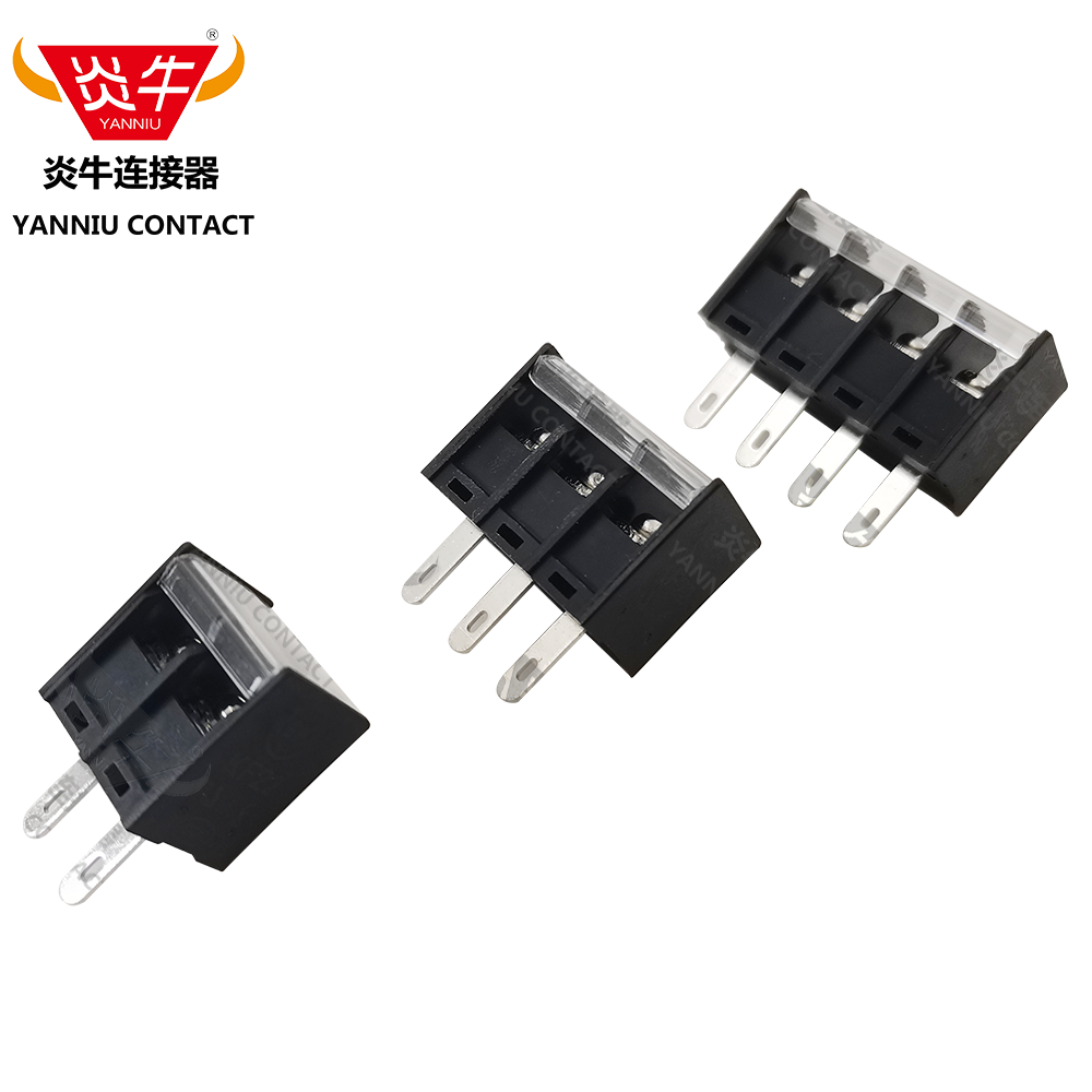 KF22H 7.62mm栅栏式PCB接线端子 宽脚  铜 大电流连接器接插件