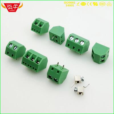 斜面PCB接线端子DG127S KF127S 5.0mm SMKDS1.5 接插件连接器凤凰