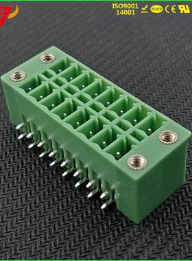 双排插拔式PCB接线端子排 KF2EDGKRM 3.5mm 连接器接插件科发电子