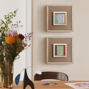 现代简约玄关装饰画客厅立体浮雕小众艺术挂画高级感抽象样板间画