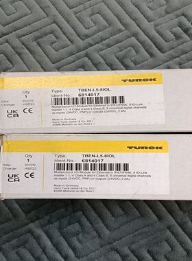 图尔克TURCK TBEN-L5-8IOL模块，型号6814