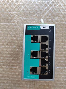 台湾 MOXA摩莎 EDS-208A 工业型 8口以太网交换