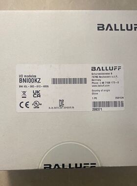巴鲁夫BALLUFF I/O模块BNI00KZ，型号BN