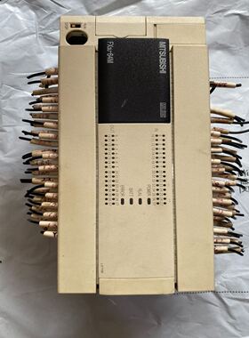 PLC模块,型号FX3U-64MT/ES-A，功能正常，