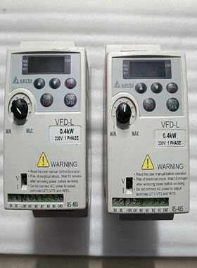 台达变频器VFD004L21A，220V，0.4KW，拆