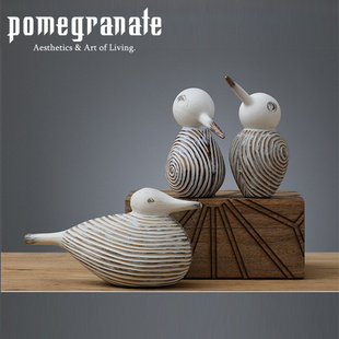 简约动物鸟类造型高级感工艺品创意家居装饰公室桌面艺术氛围摆件