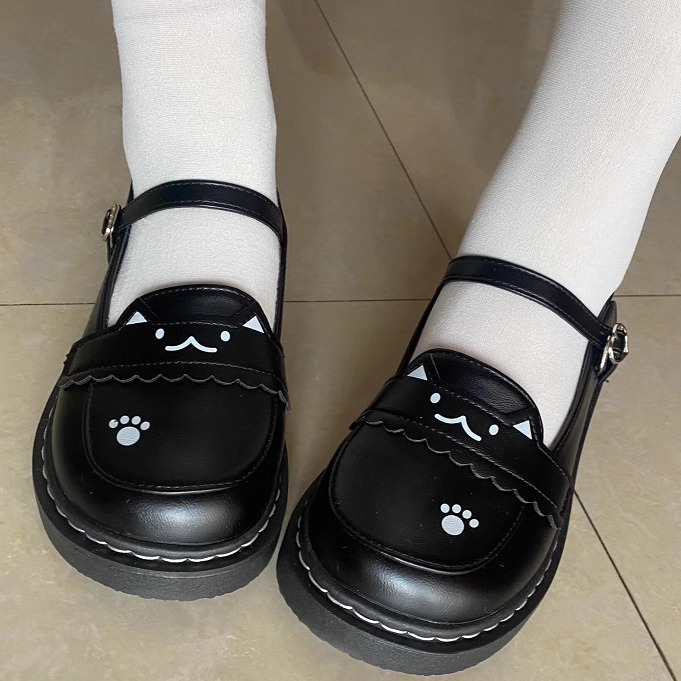 小皮鞋Lolita单鞋日系jk