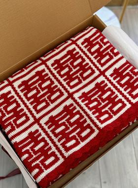 手工钩织DIY材料包百喜毯新婚礼物自制结婚送闺蜜新娘订婚毛线