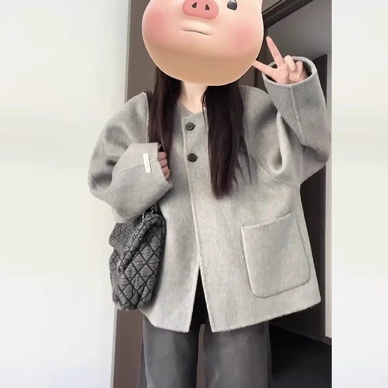 百搭高级感小个子香风初秋大衣