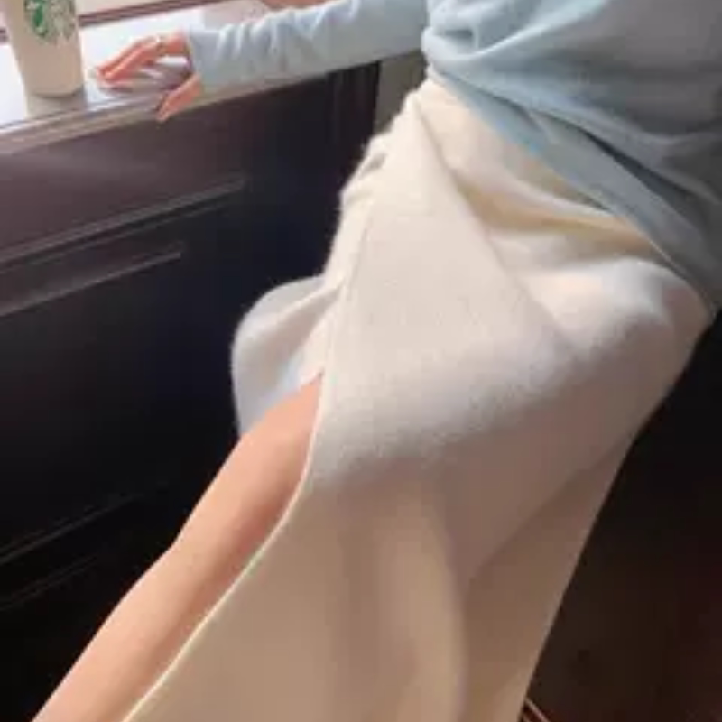半身裙气质中长一步裙毛衣包臀裙
