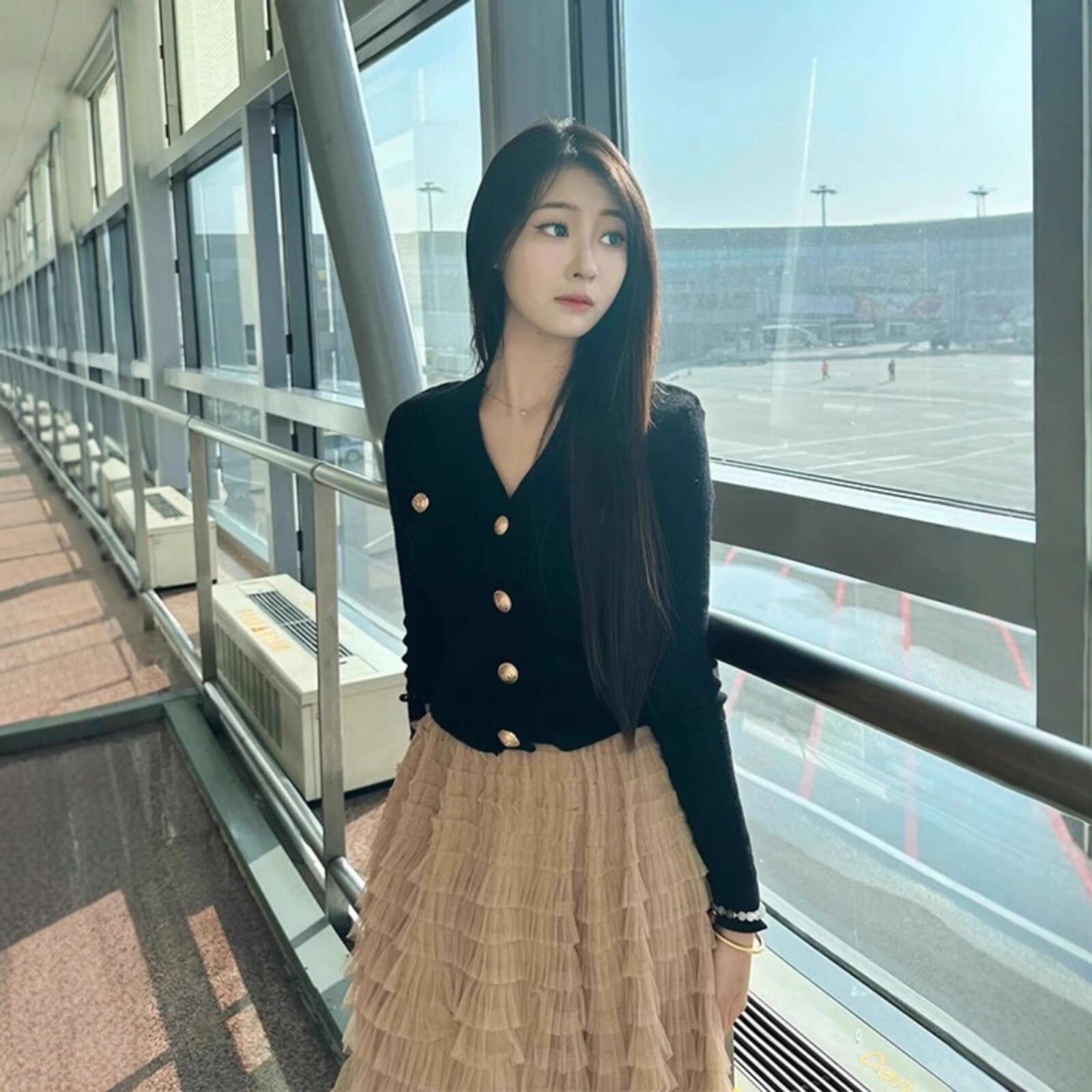 日系针织开衫女秋冬季小香风短款