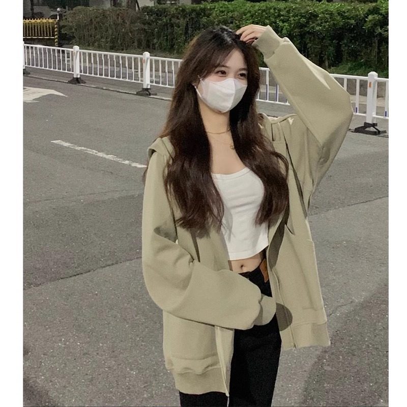 连帽卫衣外套女休闲宽松