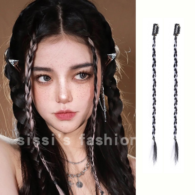 鱼骨女孩网红辣妹小脏辫子