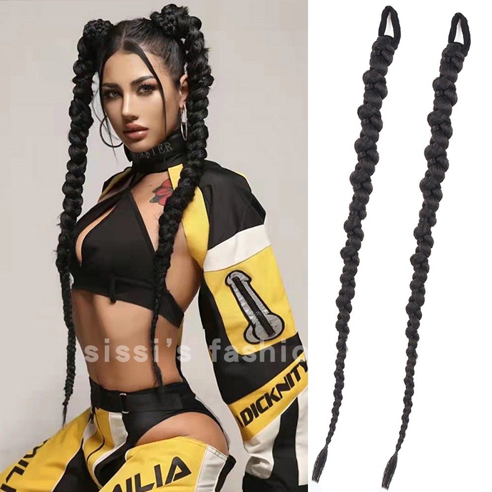 假发y2k假辫子摄影长辫扭扭辫欧美风麻花辫脏辫神器主播拳击辫子
