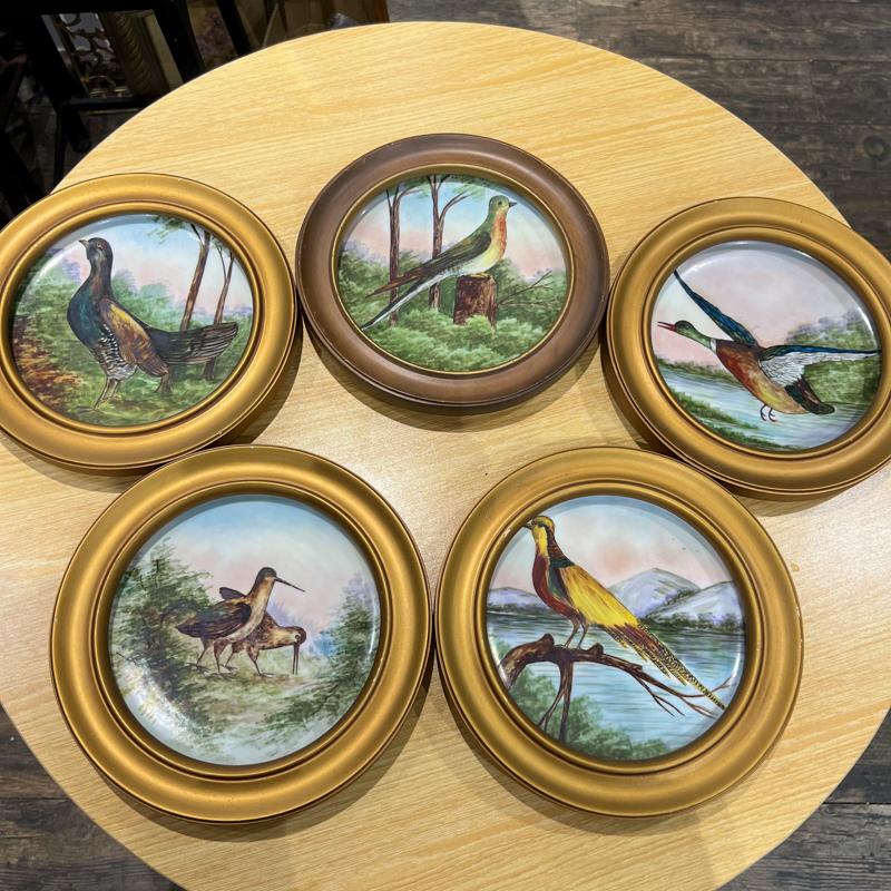 哈维兰德陶瓷手绘鸟类赏盘挂盘