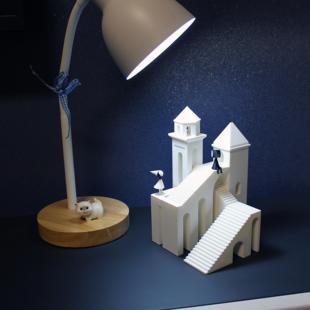 创意纪念碑谷家居摆件极简高颜值装饰品桌面小摆设生日礼物城堡