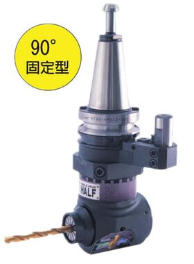 日本MST自动对刀 BT40-HFD12-120 90度固定座 万向角度头 侧铣头