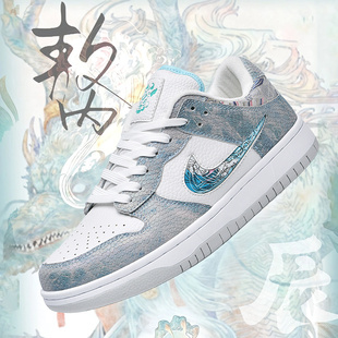 莆田aj男鞋低帮运动鞋空军一号泡泡糖鞋子dunk黑白熊猫板鞋女春季