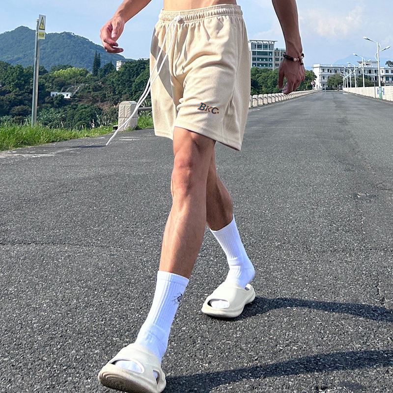 bkcxzice美式短裤男健身跑步