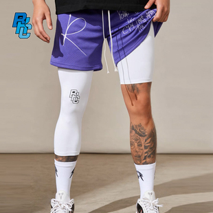 bkcxzice破冰篮球训练健身裤男高弹力冰丝凉感速干运动紧身七分裤